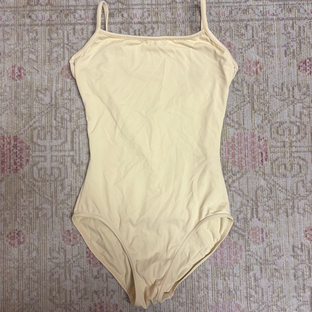 Yellow Camisole Leotard